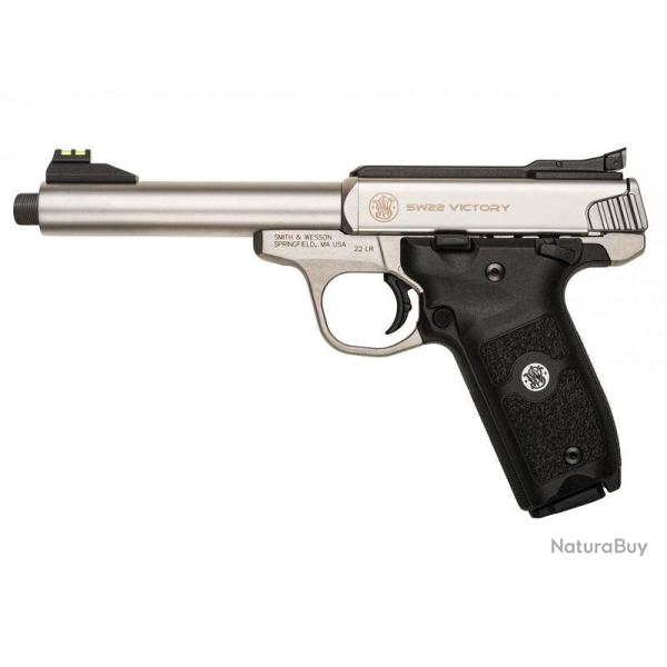 Pistolet Smith and Wesson S&W22 Victory Canon filet� - 22 LR