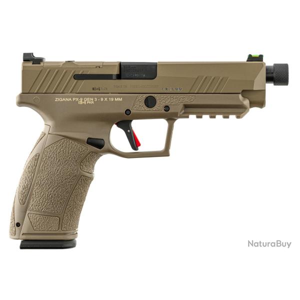Pistolet Tisas PX-9 Tactical - 9 mm / FDE