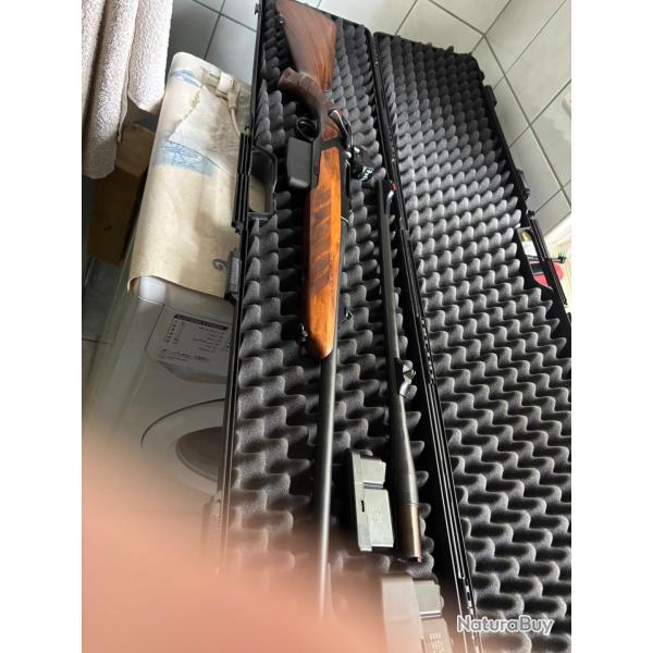 Merkel RX Helix bois armeur s�par� comme neuve avec 2 canons 7x64 et 9.3x62