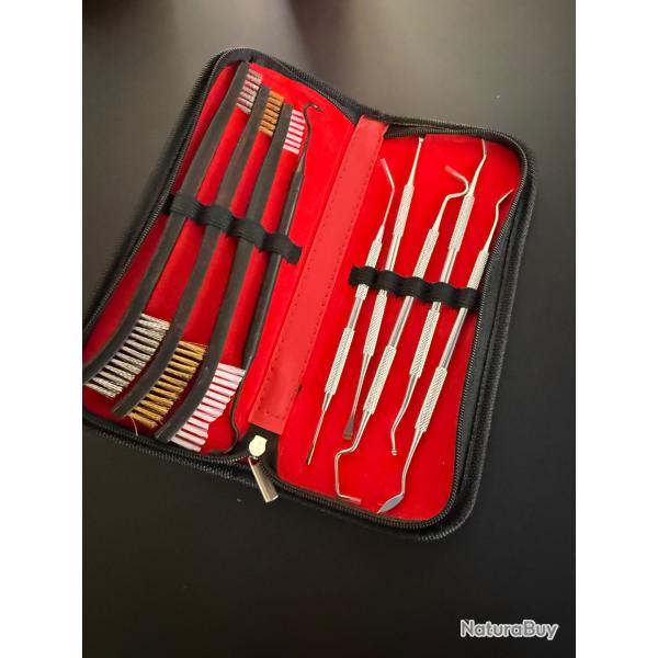 Kit brosse nettoyage arme de poing