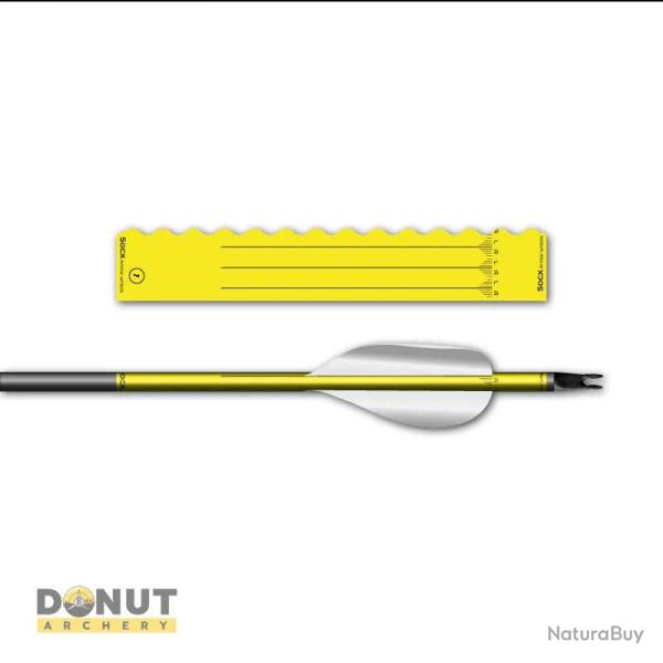 Wraps Fl�che Socx Confort Wave Edge X10 - Jaune Fluo