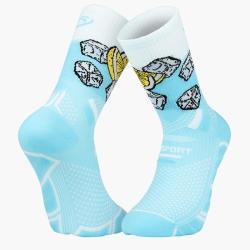 Chaussette de Course BV SPORT "Trail Ultra Nutrisocks" 42 - 44 Bleu Clair