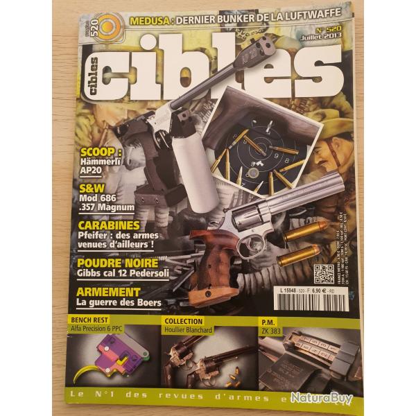 Revue Cible N� 520 Bunker Luftwaffe H�mmerl� S&W 686 Pedersoli guerre Boers Houllier Blanchard PM ZK