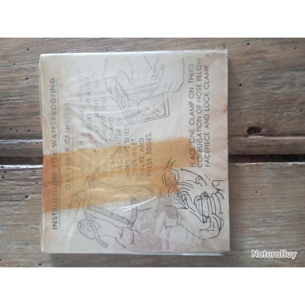 Kit waterproofing de masque a gaz us ww2