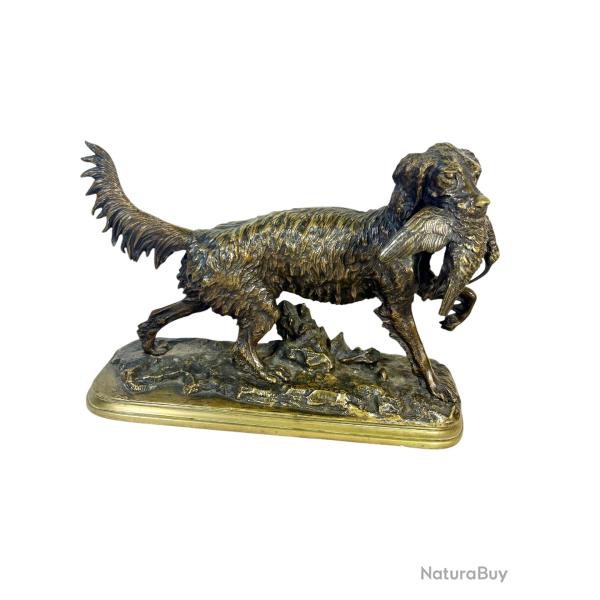 Christophe FRATIN  chien de chasse bronze