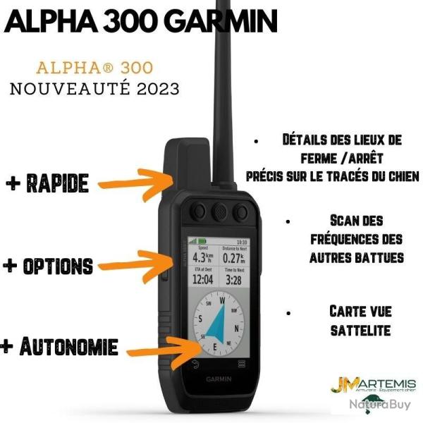 CENTRALE GPS GARMIN ALPHA 300F FRANCAIS