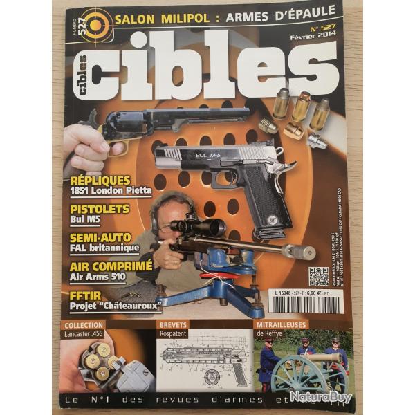 Revue Cible N� 527 1861 London Pietta Bul M5 Fal Britanique Lancaster 455 mitrailleuse de Reffye