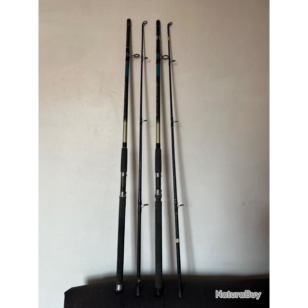 2 lancer bateau 2,70 m garbolino  200/500 gr p�che mer occasion