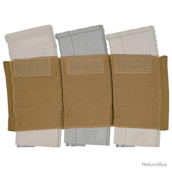 Pochette chargeur triple TACTIFANS 5.56 Micro Fight MK3 MK4 - Marron
