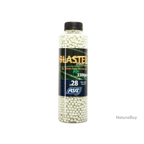BILLES 0.28G BLASTER TRACANTES VERTES EN BOUTEILLE DE 3300 "ASG"