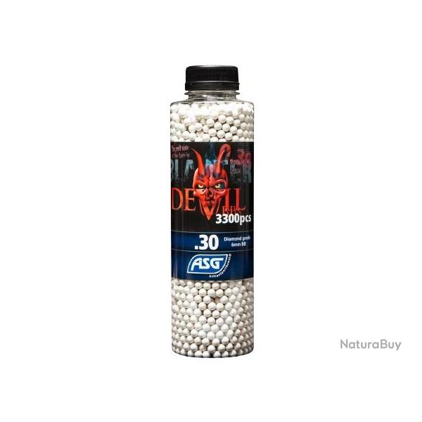 BILLES 0.30G DEVIL EN BOUTEILLE DE 3300 "ASG"