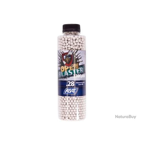 BILLES BIO 0.28G OPEN BLASTER EN BOUTEILLE DE 3300 "ASG"
