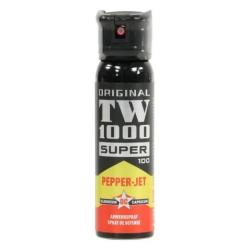 BOMBE LACRYMOGENE TW1000 PEPPER-JET 100ML AVEC CLAPET