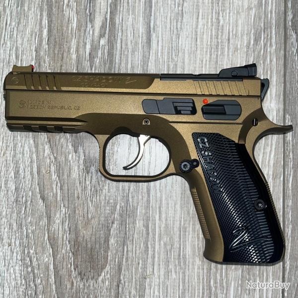 Pistolet CZ Shadow 2 Compact Bronze Cal 9x19
