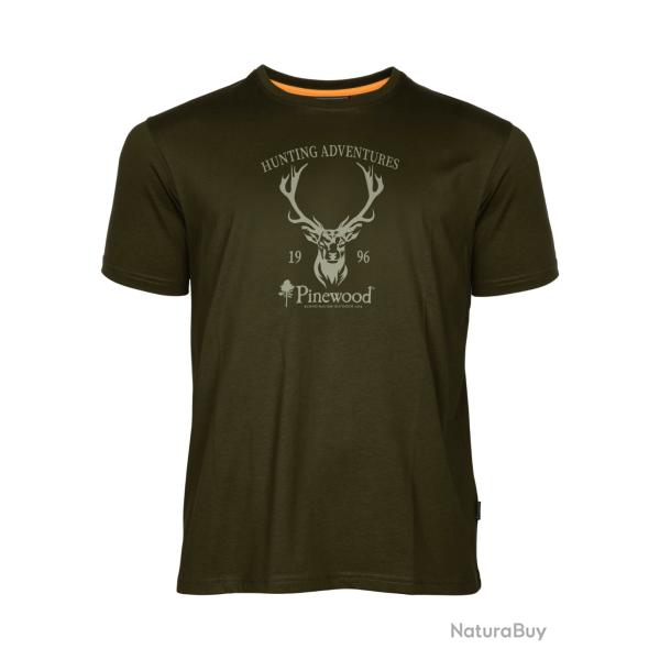 TEE SHIRT PINEWOOD MOTIF CERF