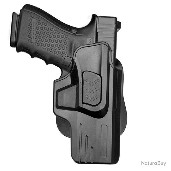 Holster Glock 45 - Polymere US - Retention Active - Port Externe - Droitier - SKX INDUSTRIES