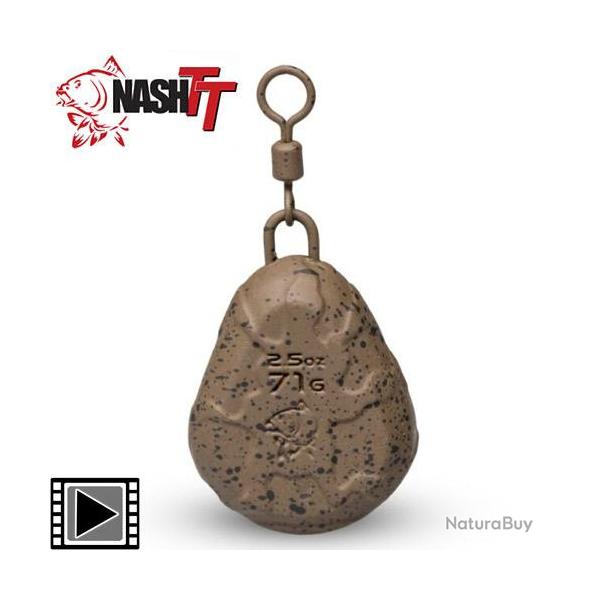 Plomb Nash Flat Pear Swivel 85g