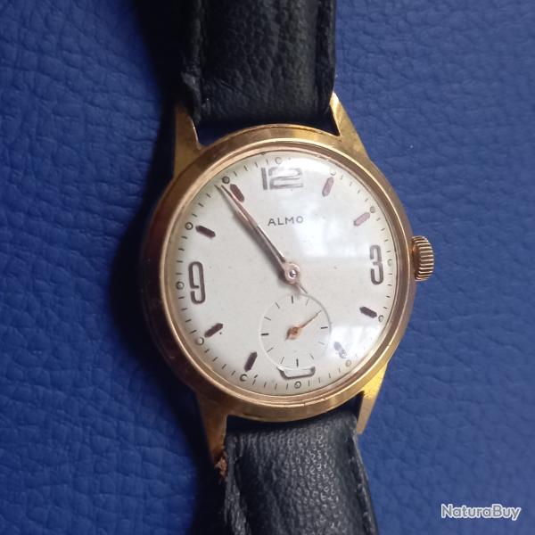 montre ALMO ancienne m�canique  parfait �tat
