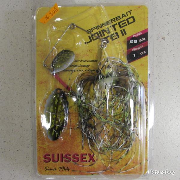 Spinnerbait jointed target blade 2, 28 gr, de marque SUISSEX, mod�le pike