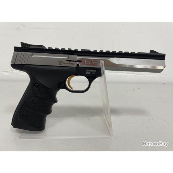 !! NEUF !! PISTOLET BROWNING BUCK MARK CONTOUR INOX URX CALIBRE 22lr