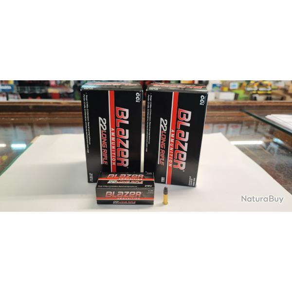 1000 MUNITIONS BLAZER 22LR - CCI - NEUF