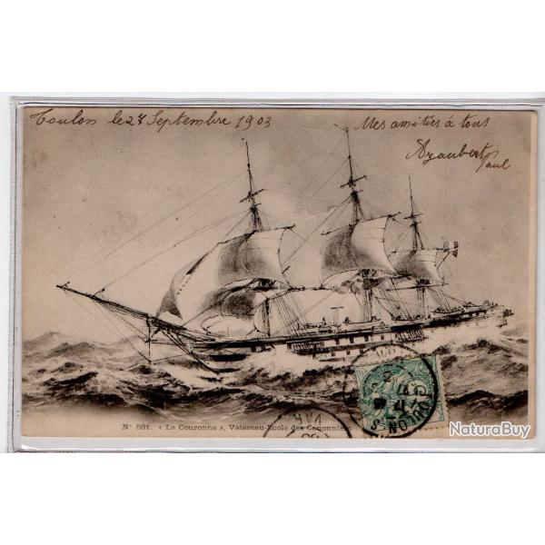CPA - Marine - Dunkerque, Voiliers � Trois M�ts en Pleine Mer N�1013