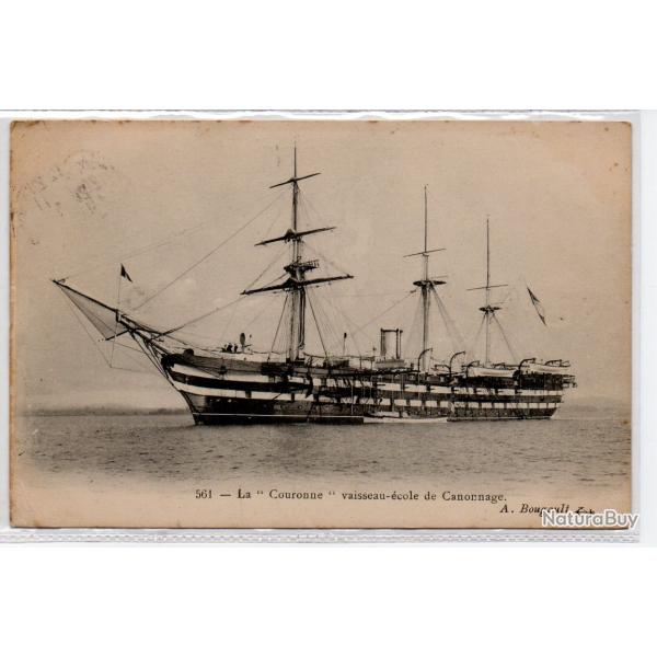 CPA - Marine Militaire La COURONNE vaisseau �cole de canonnage N�1309