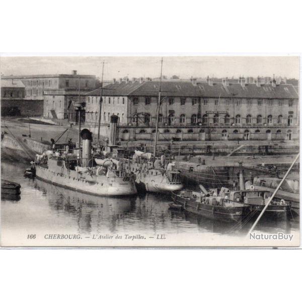 CPA - MARINE MILITAIRE -CHERBOURG- L'Atelier des Torpilles  N�1401