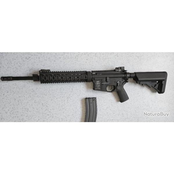 M4 AR15 LMT DEFENDER CQB ASG AIRSOFT