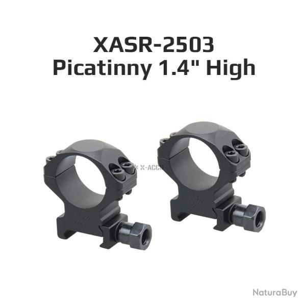 Vector Optics-Anneau de montage de lunette de vise diamtre 25.4mm -XASR-25-03 - LIVRAISON GRATUITE