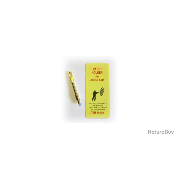TIRE PATCH EN LAITON POUR CALIBRE .30 ET PLUS