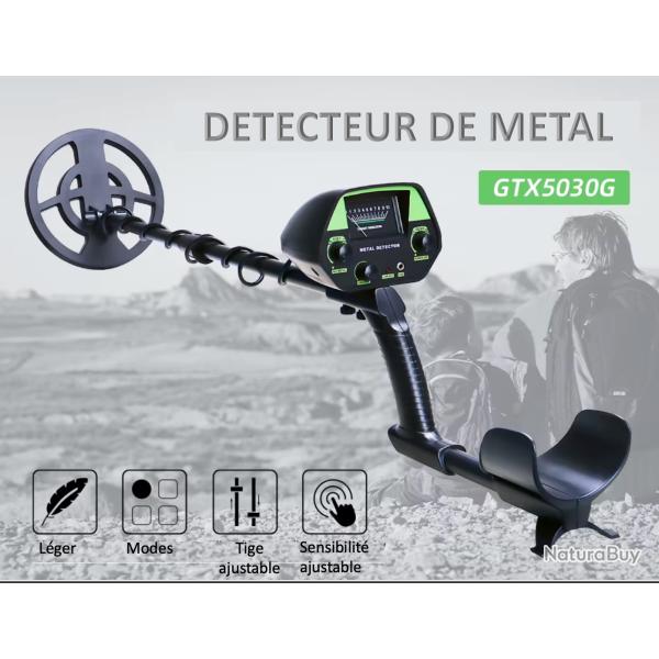 D�tecteur de m�taux souterrains GTX5030G chasseur de tr�sors d�tecteur d'or  pi�ces m�taux