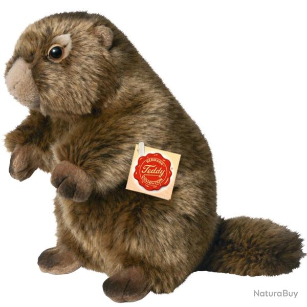 Peluche marmotte 20 cm