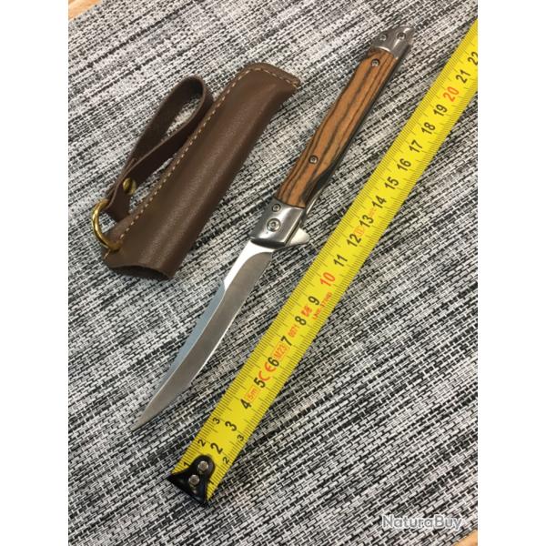 Couteau de poche mod�le �� effil� lisse��