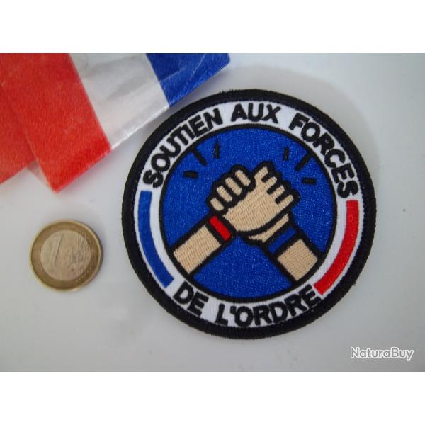 cusson collection soutien forces de l'ordre insigne tissu Scratch