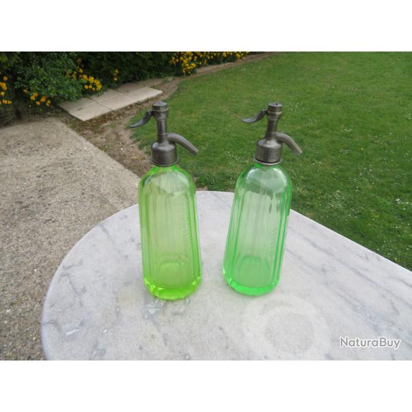 Anciens Siphon � eau de Seltz, brasseries de la Somme (France), datant du d�but du 20e si�cle