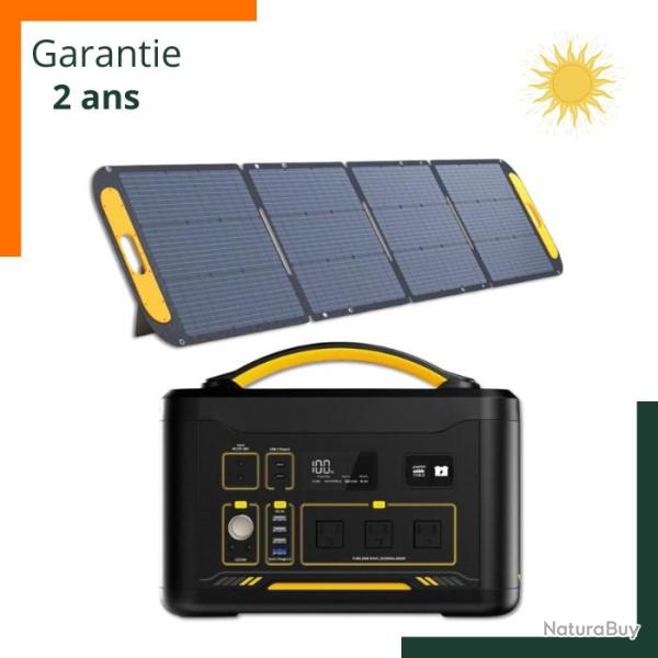 Gnrateur solaire 2200W avec panneau solaire 220W - IP67 - Dmarreur voiture -  Garantie 2 ans