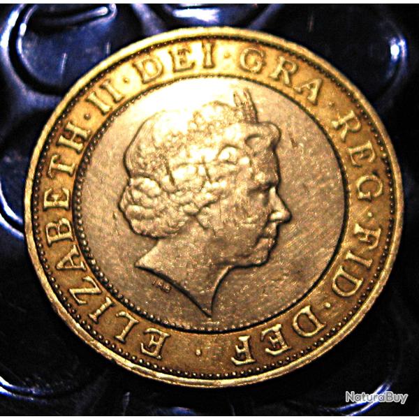 angleterre piece de two pound 1998 Elizabeth II bi-metal