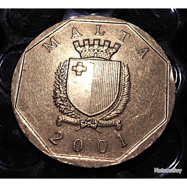MALTE  piece de 50 C  2001 TTB