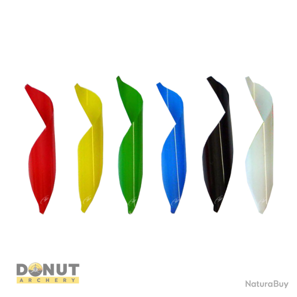 Plumes de fl�che Eli Vanes Parabolic P3 - Vert / Gaucher