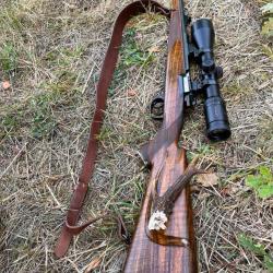 Stutzen artisanale Mauser K98 (boitier militaire 1916) toute en finesse cal 270w