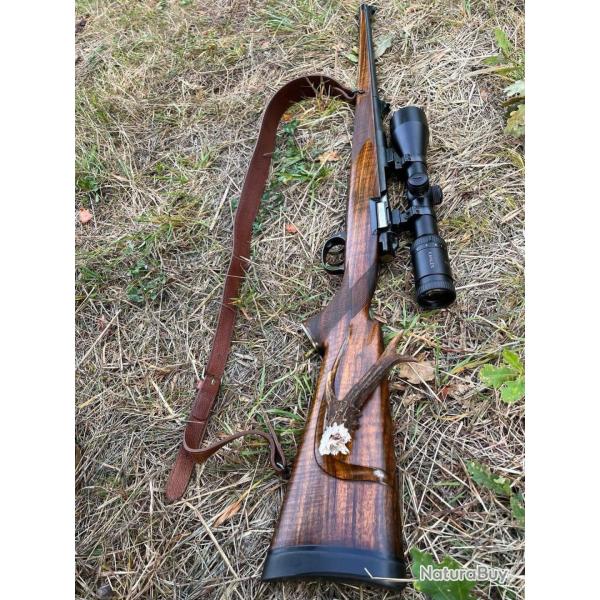 Stutzen artisanale Mauser K98 (boitier militaire 1916) toute en finesse cal 270w