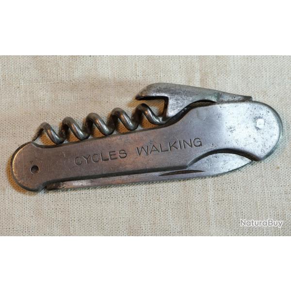 Tire bouchons Limonadier canif ancien Corkscrew Cycles WALKING CAB25CNR018