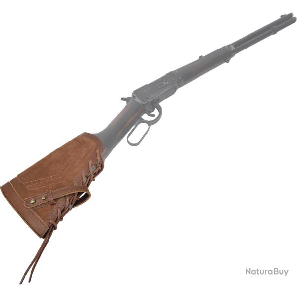 Busc en cuir v�ritable avec inserts - ambidextre - marron - LIVRAISON GRATUITE