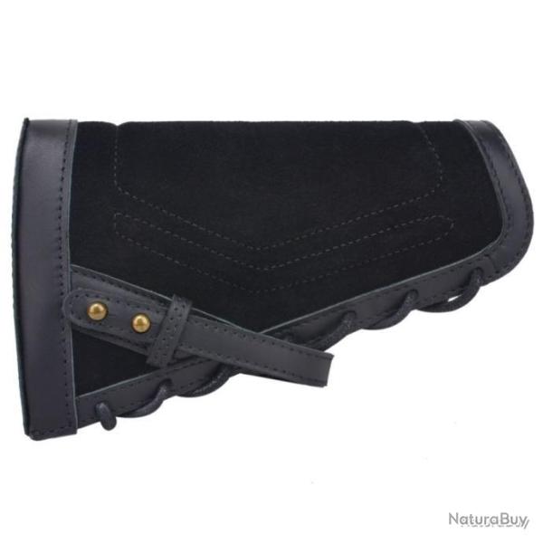 BUSC EN CUIR V�RITABLE AVEC INSERTS - AMBIDEXTRE - NOIR - LIVRAISON GRATUITE