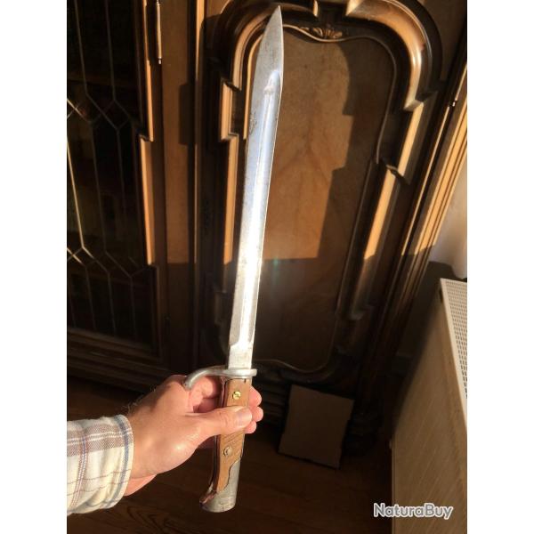 Ba�onnette Sg. 98/05 n. A. neue Art 1917 E&F H�rster Solingen marquage de troupe MW 50 Doppelstempel