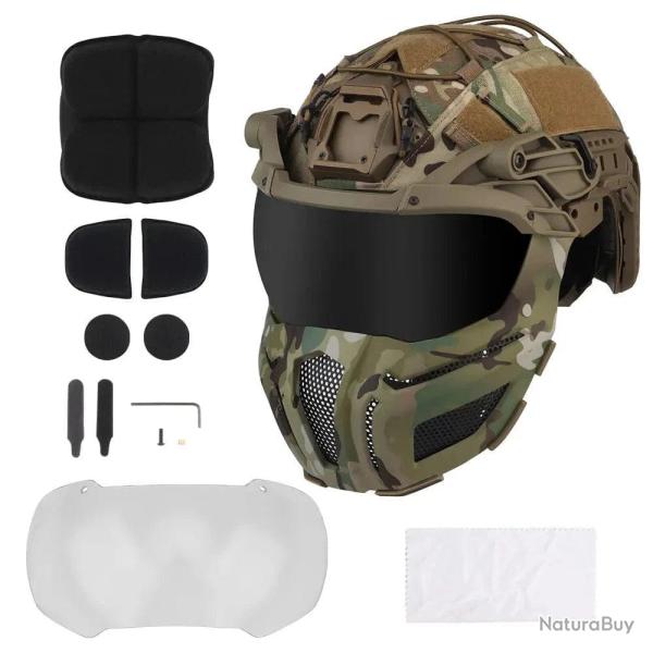 Casque protection int�grale Fast HL-100 KOLINLOV - Multicam