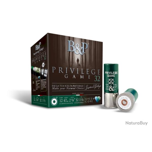 Cartouches BASCHIERI & PELLAGRI cal.20/70 privil�ge game gc 28g BJ par 25