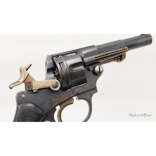 REVOLVER 1874 CIVIL SAINT ETIENNE par G.PEYRON 1890 CALIBRE 11MM MAS1873 France Tr�s bon XIX eme Cat
