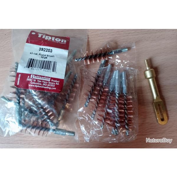 Lot Brosse cal 45 Bronze (8/32 m�le)